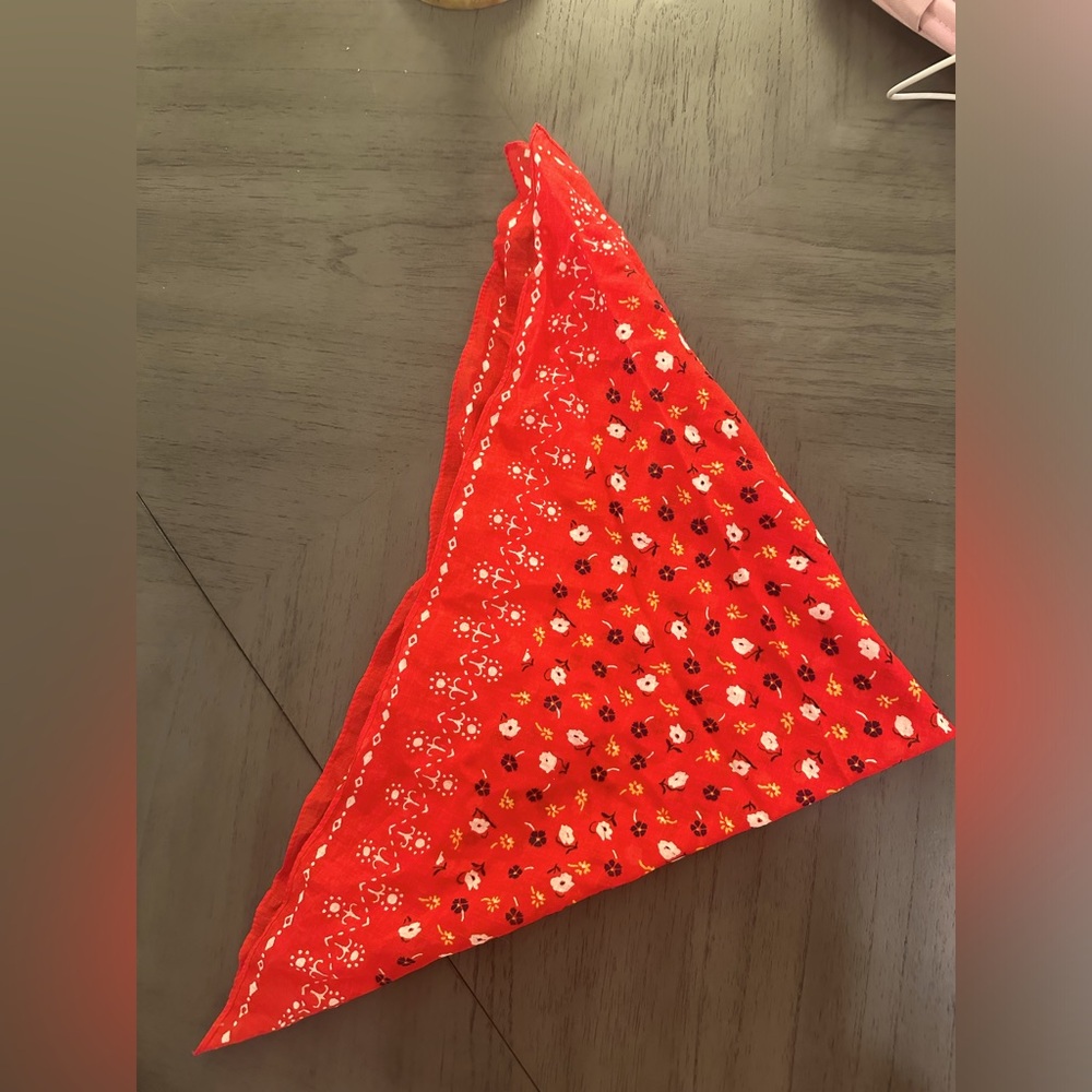 Madewell Red Cotton Bandana